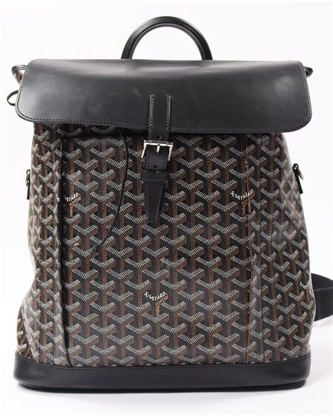 goyard calfskin alpin backpack.